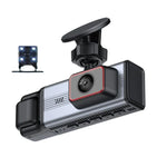 DVR para carro com visão noturna por infravermelhos HD 1080P de 3,16 polegadas, frente + interior (sem Wi-Fi), frente + interior + traseira (sem Wi-Fi), frente + interior + conectividade Wi-Fi, frente + interior + traseira + conectividade Wi-Fi