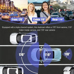 DVR para carro com visão noturna por infravermelhos HD 1080P de 3,16 polegadas, frente + interior (sem Wi-Fi), frente + interior + traseira (sem Wi-Fi), frente + interior + conectividade Wi-Fi, frente + interior + traseira + conectividade Wi-Fi