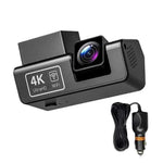 Câmara de tablier M68 1080P HD com visão noturna, sem ecrã, gravador com monitorização de estacionamento 24 horas, frente + WiFi, frente + traseira + WiFi