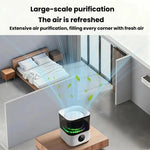 Humidificador Sem Névoa com Detecção Inteligente Purificador de Ar com Luz Noturna