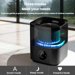 Humidificador Sem Névoa com Detecção Inteligente Purificador de Ar com Luz Noturna