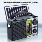 JOC TG-099BT-S Rádio Solar de Banda Completa com Lanterna Rádio Bluetooth Portátil, JOC TG-099BT-S