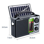JOC TG-099BT-S Rádio Solar de Banda Completa com Lanterna Rádio Bluetooth Portátil, JOC TG-099BT-S