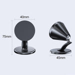 Car Dashboard Magnetic Navigation Folding Rotating Phone Holder, D63
