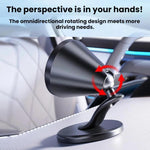 Car Dashboard Magnetic Navigation Folding Rotating Phone Holder, D63
