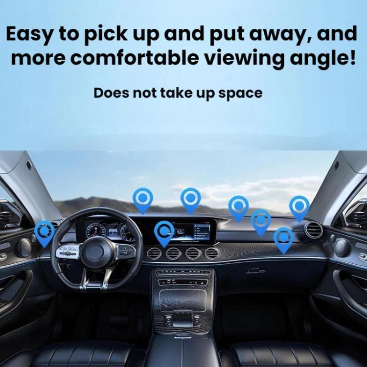 Car Dashboard Magnetic Navigation Folding Rotating Phone Holder, D63