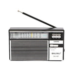 BAIJIALI BJL-667 Rádio Portátil Multibanda FM AM SW com Botão Independente, BAIJIALI BJL-667