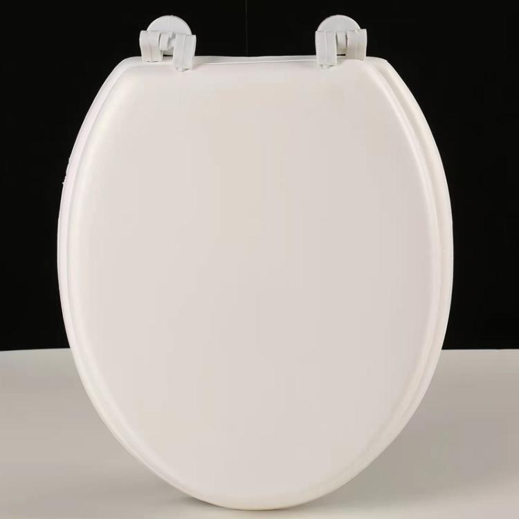 Tampa de Sanita Almofadada Espessada EAV, Tampa Macia para Sanita, Branco em Forma de O, Azul em Forma de O, Branco em Forma de V, Azul em Forma de V