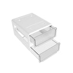 Hidden Under-Desk Drawer Storage Box Drill-Free Organizer Box, Transparent White Small, Transparent Black Small, Matte Black Medium, Matte Transparent Medium, Transparent Black Large, Transparent White Large, Matte White Large, Matte Black Large