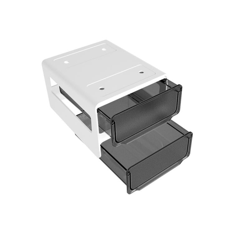 Hidden Under-Desk Drawer Storage Box Drill-Free Organizer Box, Transparent White Small, Transparent Black Small, Matte Black Medium, Matte Transparent Medium, Transparent Black Large, Transparent White Large, Matte White Large, Matte Black Large