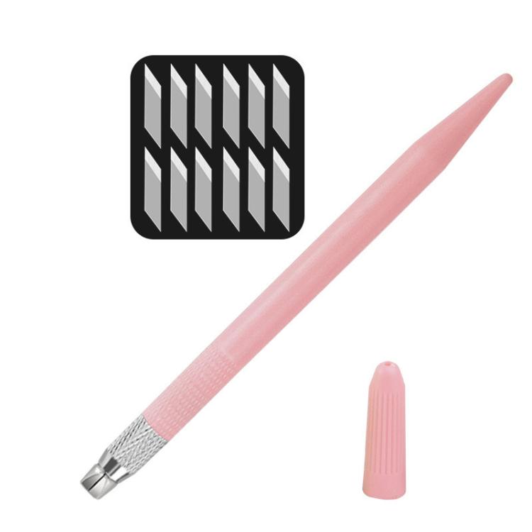 Conjunto de 14 Peças de Faca para Carimbo de Borracha, Corte e Escultura em Papel DIY, Faca para Escultura de Frutas, Rosa, Preto, Verde