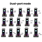 4 Type-C+2 USB Multi-Port 240W Dynamic Display Gallium Nitride Charger, AU Plug, US Plug, EU Plug, UK Plug