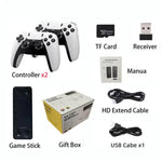X9 PRO HD Consola de Jogo Sem Fios 2.4G Retro para Casa, Jogador de Jogos Retro, Bateria 64GB, Bateria 128GB, Bateria 256GB, Carregamento 64GB, Carregamento 128GB, Carregamento 256GB