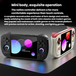 AYANEO Pocket AIR Mini Consola de Jogo Portátil com Ecrã LCD de 4,2 Polegadas 60Hz Android 11 Joystick de Efeito Hall Jogador de Jogos, Branco 2G+32G, Preto 2G+32G, Retro 3G+64G, Branco 3G+64G, Preto 3G+64G