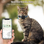 Suporte Impermeável de Silicone para AirTag 2ª Geração / AirTag 1ª Geração, Colar de Gato com Fecho de Segurança de Desencaixe e Pendentes de Peixe e Sino