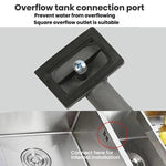 Conjunto de Acessórios para Tubo de Drenagem de Lavatório em Aço Inoxidável para Cozinha, Dreno Anti-Odor, Tubo de Cauda com Dupla Fenda 0,6m, Curva S com Dupla Fenda, Tubo de Cauda com Dupla Fenda 1m
