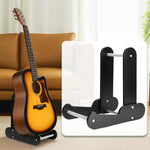 Suporte Vertical de Madeira para Guitarra Elétrica, Acústica e Clássica de 39-41 Polegadas para Armazenamento e Exposição