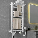 Smart Touchscreen Display Electric Heated Towel Rack Bathroom Drying Rack, Large Platinum Right Wiring, Large Platinum Left Wiring, Large White Right Wiring, Large White Left Wiring, Large Black Right Wiring, Large Black Left Wiring                    ...