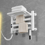 Smart Touchscreen Display Electric Heated Towel Rack Bathroom Drying Rack, Large Platinum Right Wiring, Large Platinum Left Wiring, Large White Right Wiring, Large White Left Wiring, Large Black Right Wiring, Large Black Left Wiring                    ...