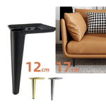 Pés para mesa de apoio de sofá, suportes para suporte de TV, pés metálicos para mesa de café, 13cm, 15cm, 17cm