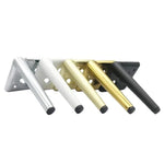 Pés para mesa de apoio de sofá, suportes para suporte de TV, pés metálicos para mesa de café, 13cm, 15cm, 17cm