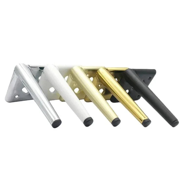 Pés para mesa de apoio de sofá, suportes para suporte de TV, pés metálicos para mesa de café, 13cm, 15cm, 17cm