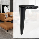 Pés para mesa de apoio de sofá, suportes para suporte de TV, pés metálicos para mesa de café, 13cm, 15cm, 17cm