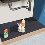 Tapete Absorvente Antiderrapante para Pia de Cozinha e Casa de Banho, Tapete para Gotejamento de Torneira para Bancadas, 100 x 100cm