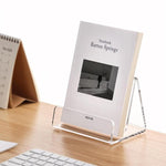 Expositor de Livros e Folhetos em Acrílico para Escritório, Casa, Restaurante, Simples, Duplo