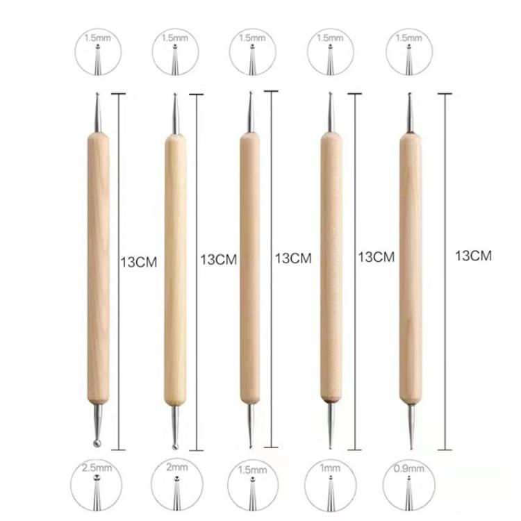 Conjunto de 10 Peças de Ferramentas para Cerâmica, Kit de Escultura e Corte em Argila para Iniciantes - Materiais de Arte em Cerâmica DIY