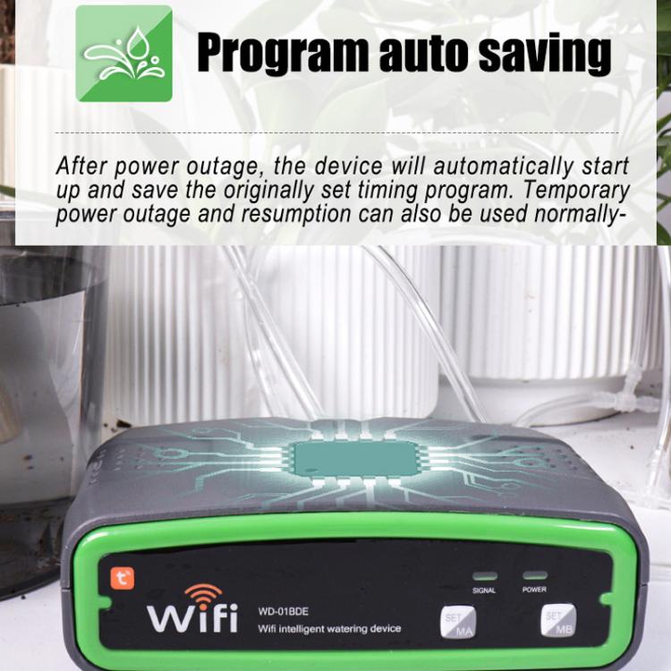 Dispositivo de Rega Automático WiFi Inteligente com Dupla Bomba e Controlo por App, Sistema de Irrigação WD-01BDE