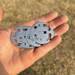 COOL CAMP 4pcs /Pacote Grampos de Corda em Aço Inoxidável Fixadores Sem Nó para Cordas de Campismo 2-4mm