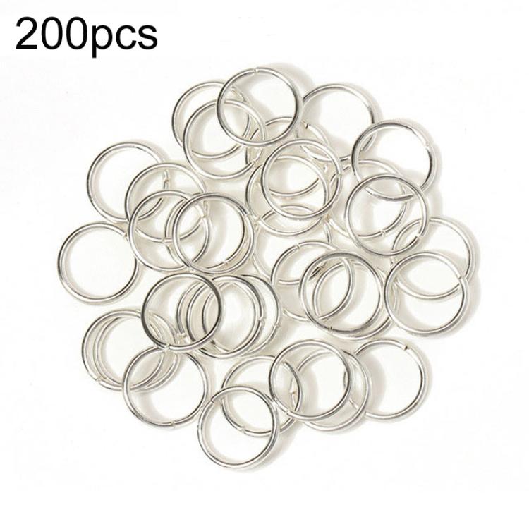 200 Peças de Argolas de Salto para Joalharia Feitas à Mão para DIY, 0,5 x 3mm, 0,5 x 4mm, 0,7 x 5mm, 0,9 x 6mm, 1,0 x 7mm, 1,0 x 8mm, 1,2 x 9mm, 1,2 x 10mm, 1,2 x 12mm