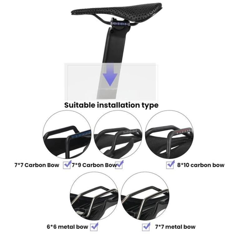 Canote de Selim para Bicicleta de Estrada em Fibra de Carbono TOSEEK para JAVA Siluro 6top