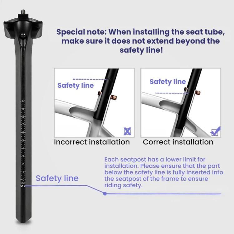 Canote de Selim para Bicicleta de Estrada em Fibra de Carbono TOSEEK para JAVA Siluro 6top