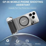 Desiontal GP-06 Empunhadura Estabilizadora Magnética Retrátil para Telefone para Gravação, Para Transmissão em Direto e Selfie ao Ar Livre, GP-06