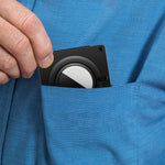 Para AirTag 2ª Geração / AirTag 1ª Geração Carteira com suporte metálico para cartões e bloqueio RFID