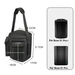 Mala de ombro para colunas Bose S1 Pro e S1 Pro+ com bolso duplo, mala de ombro