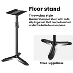 Suporte de Coluna de Chão em Metal com Tripé para Monitor Surround para Estúdio e Secretária, LKT-610, LKT-640