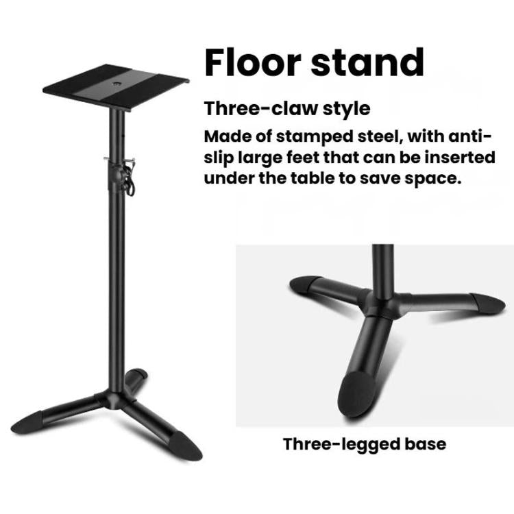 Suporte de Coluna de Chão em Metal com Tripé para Monitor Surround para Estúdio e Secretária, LKT-610, LKT-640