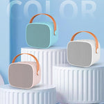 Coluna Bluetooth Portátil com Microfone Destacável para Karaoke Infantil e Familiar, Microfone Duplo Azul Céu, Microfone Duplo Rosa, Microfone Duplo Branco, Microfone Simples Azul Céu, Microfone Simples Rosa, Microfone Simples Branco