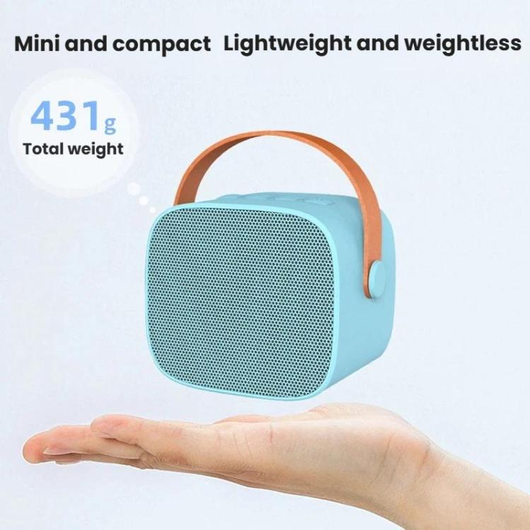Coluna Bluetooth Portátil com Microfone Destacável para Karaoke Infantil e Familiar, Microfone Duplo Azul Céu, Microfone Duplo Rosa, Microfone Duplo Branco, Microfone Simples Azul Céu, Microfone Simples Rosa, Microfone Simples Branco
