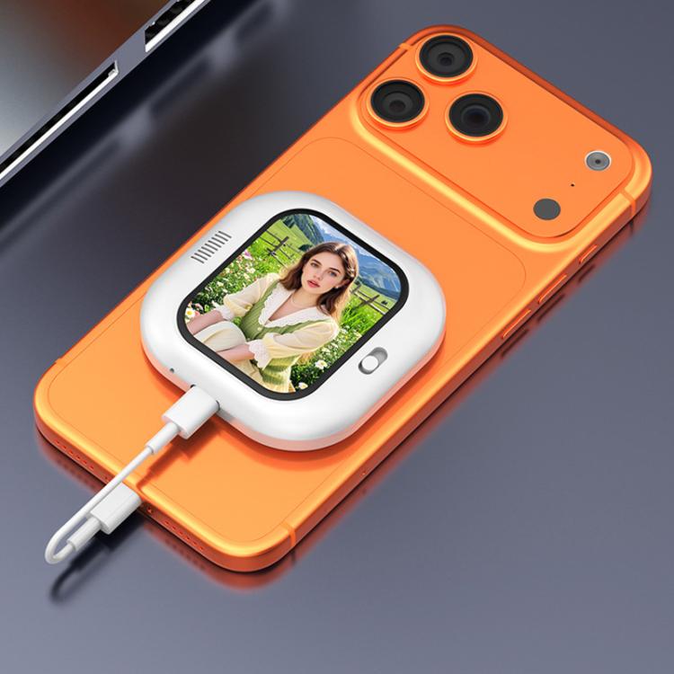 X3 Espelho Selfie para Smartphone com Fio, Ecrã Selfie Magnético Montado na Parte Traseira, X3 com Fio