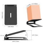 Suporte de Coluna Metálico de Secretária Inclinado para Colunas de 3-6 Polegadas, KXD251022