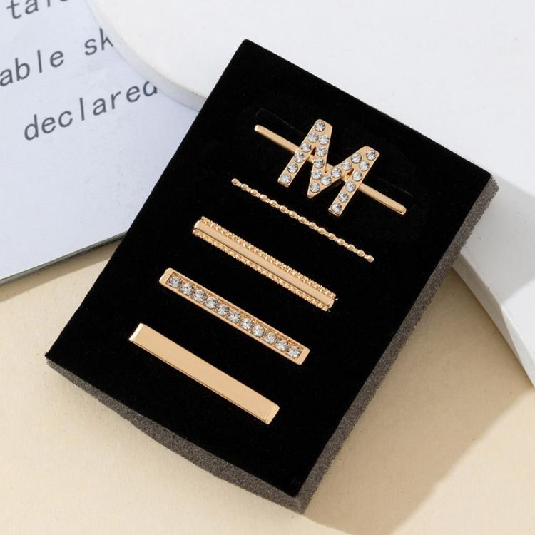 5pcs /Set Strap Decorative Rings Strap Letter Charms Accessories, A, B, C, D, E, F, G, J, K, L, M, R, S