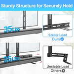 JJ-9452-B-0 No-Drilling Long Soundbar TV Wall Mount Speaker & TV Connecting Mount, JJ-9452-B-0