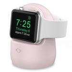 Base Mini de Carregamento e Armazenamento em Silicone AhaStyle PT63 para Apple Watch, Sem Carregador
