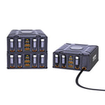 Carregador Multi-Porta Retrátil USB-C GaN de 550W com Carregamento Super Rápido, Ficha EU, Ficha US, Ficha UK, Ficha AU, Ficha KR