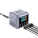 Carregador Multi-Porta GaN de 420W com Carregamento Super Rápido, Ficha EU, Ficha US, Ficha UK, Ficha AU, Ficha KR