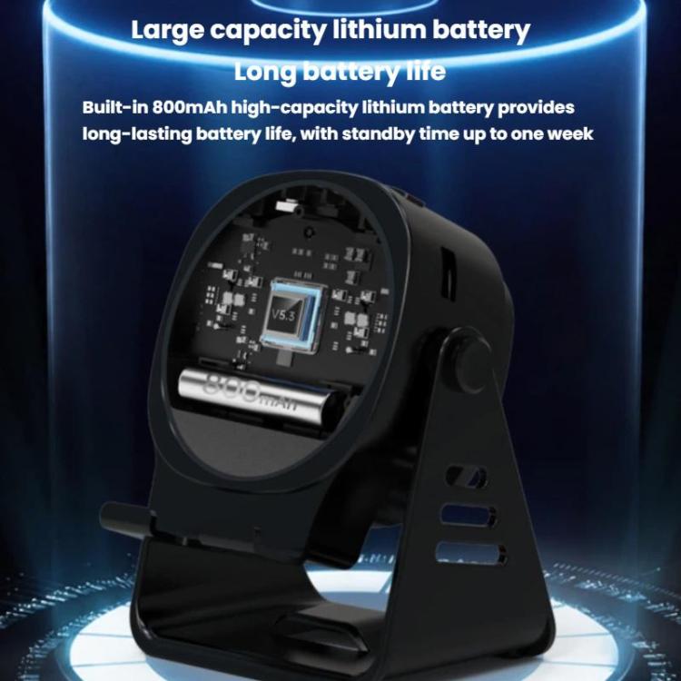 Wireless Induction Speaker With Phone Stand Multifunctional Desktop Bluetooth Speaker Night Light